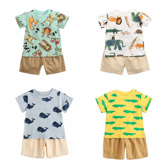 Cartoon Boys Outwear Set