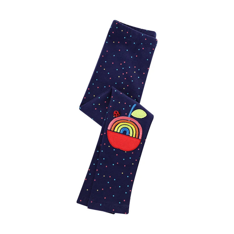 Little kid_ Girls Pants Dark Apple Leggings 2-7 years