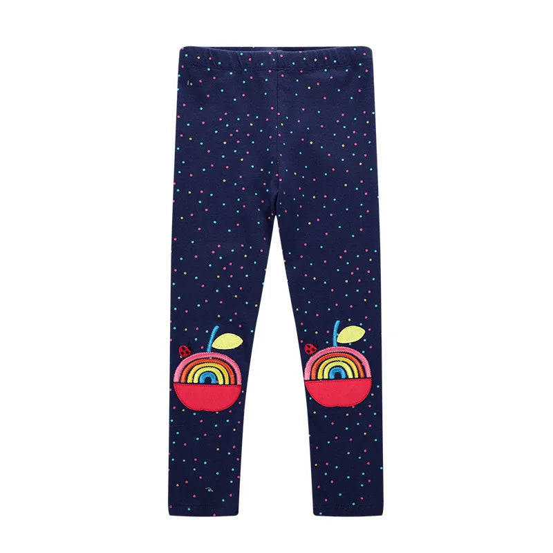 Little kid_ Girls Pants Dark Apple Leggings 2-7 years