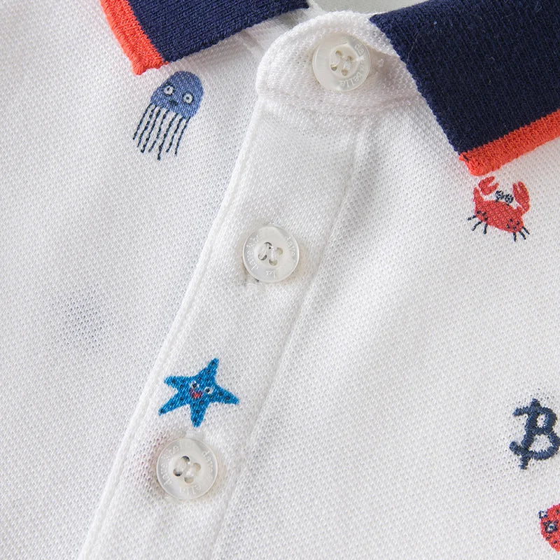 Bird_ summer baby boys fashion print pockets clothing 2 pcs set