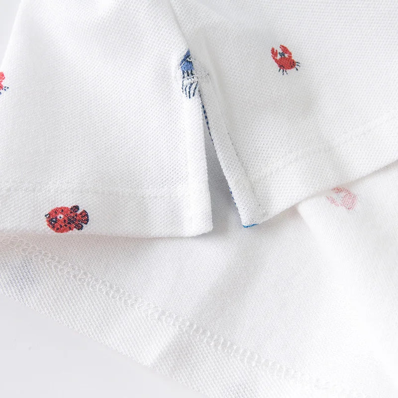 Bird_ summer baby boys fashion print pockets clothing 2 pcs set