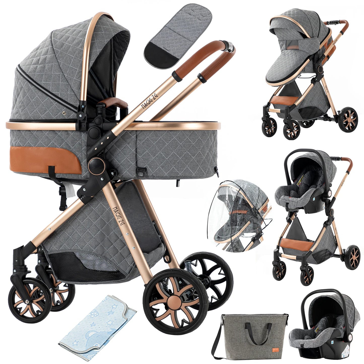 Bird_Baby Stroller Baby 3 in 1 Stroller