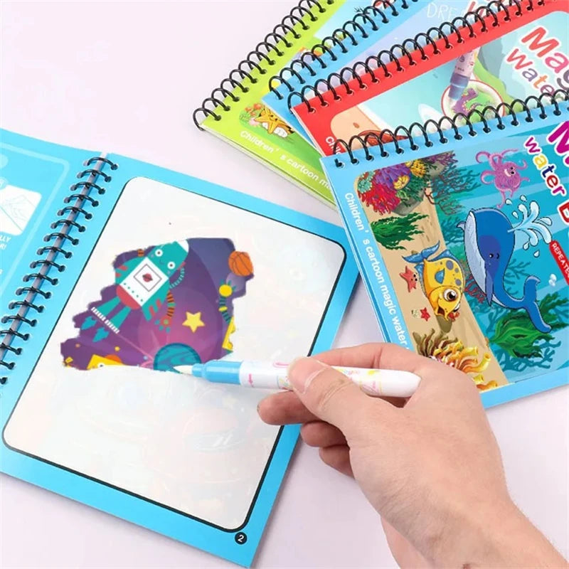 Kids Magic Water Drawing Books
