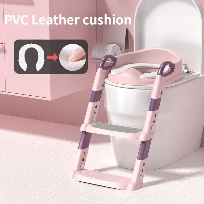 Prince & Queen _Folding Children's Toilet Seat Stool