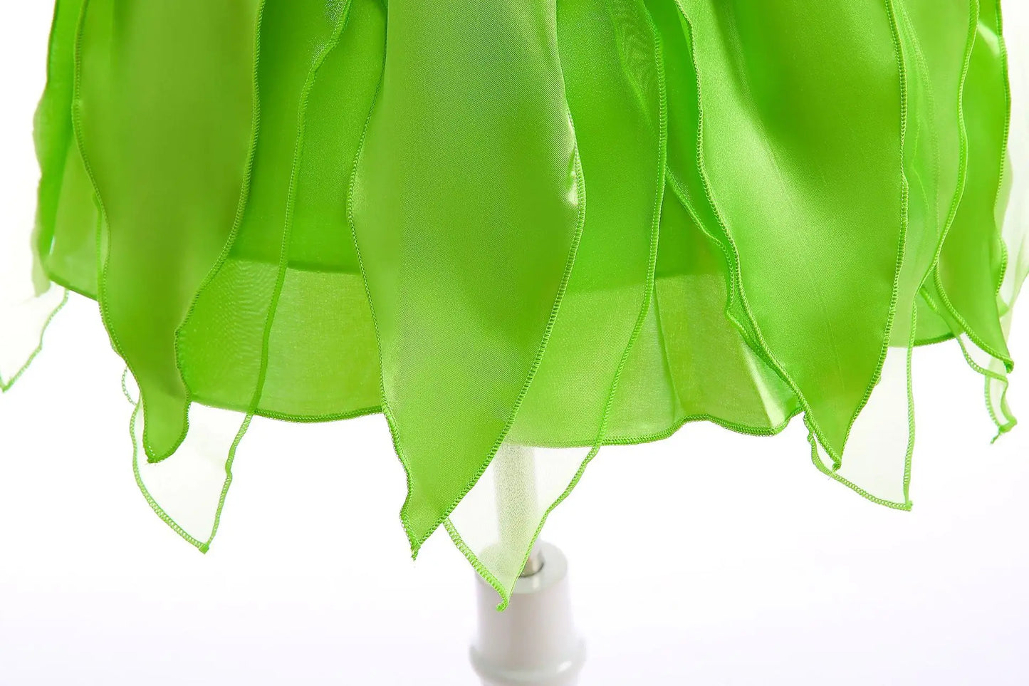 Bird_ Fairy Tinker Bell Dress for Girls Princess Costume Kids Cosplay Green Flower Fairy Elf Wings