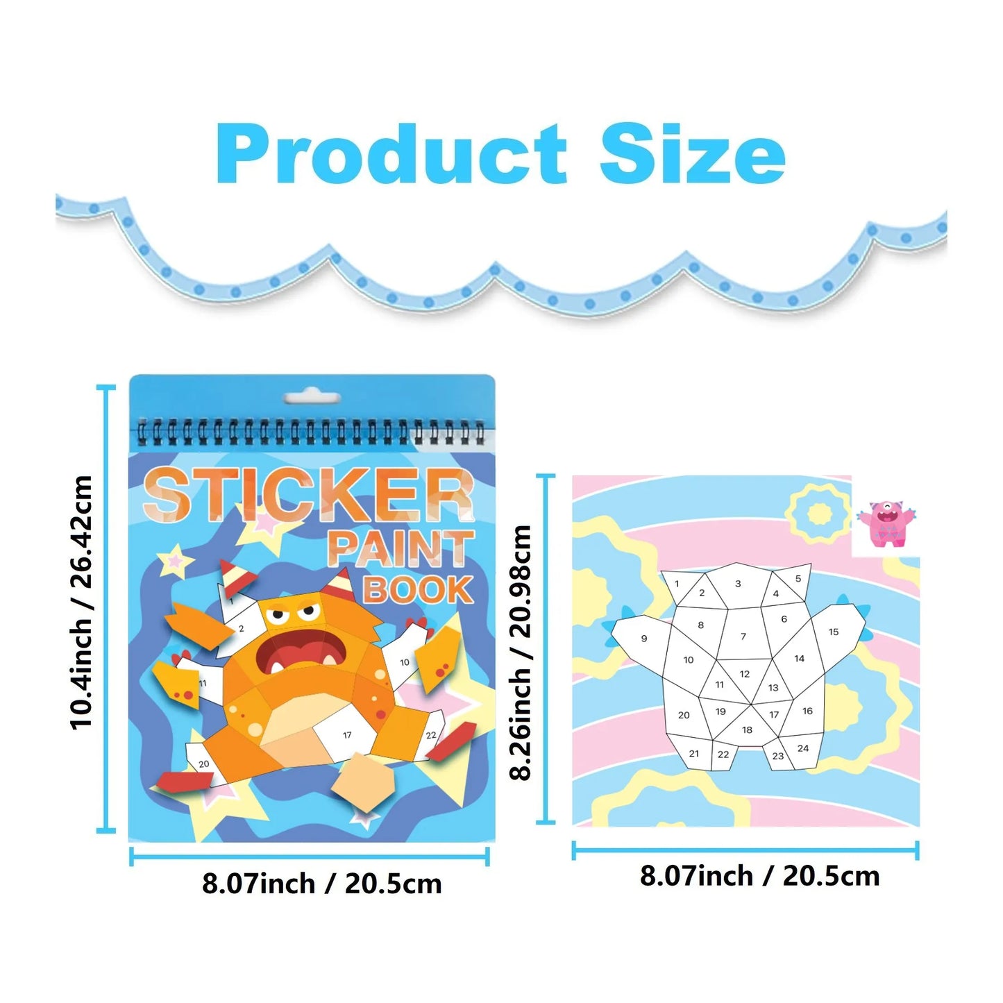 1PCS Sticker Book Crafts for Kids Ages
