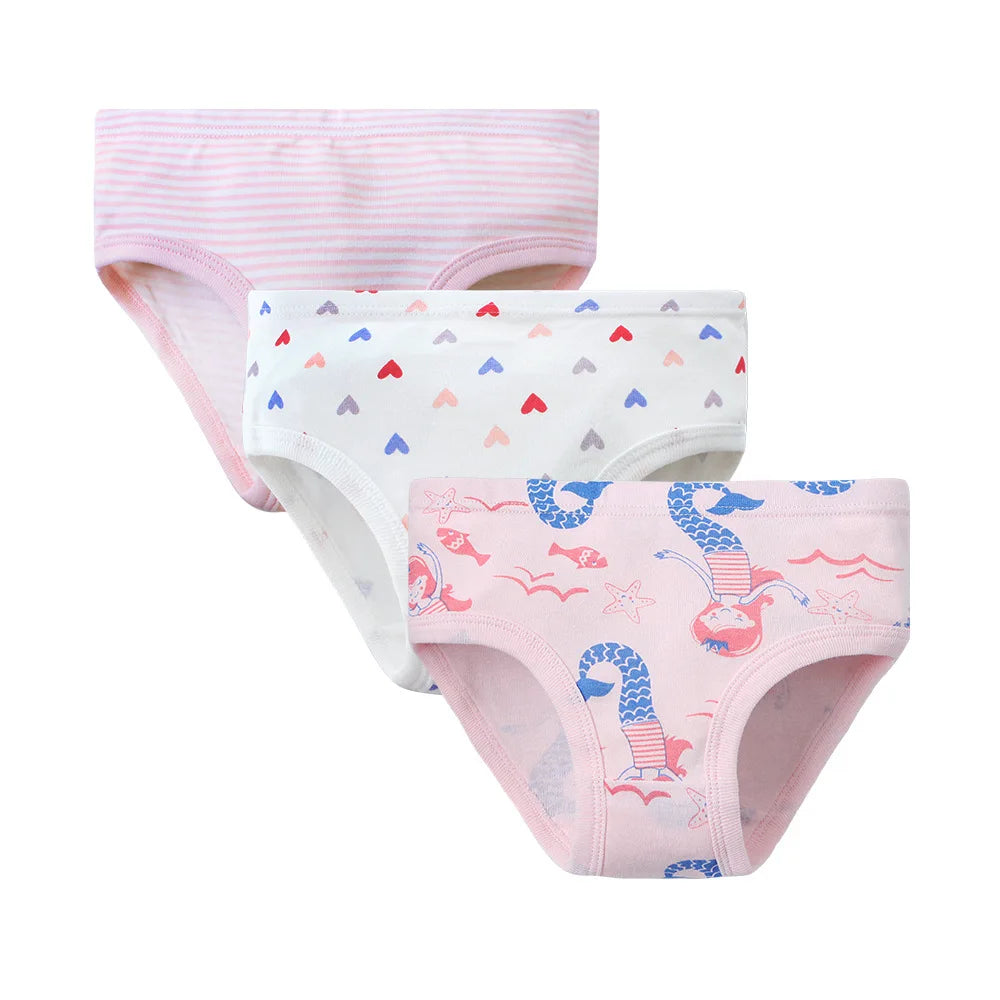 JOY_3pcs Per Pack Girls Panties Cotton  Kids Underwear