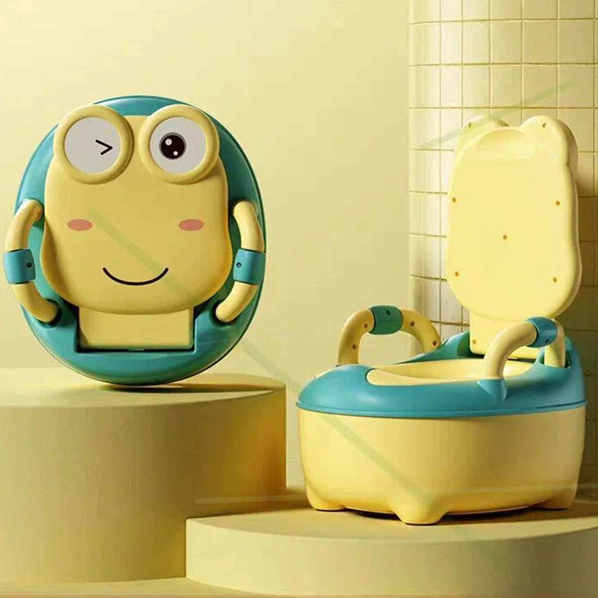 Kiddy _ Cartoon Frog Baby Potty