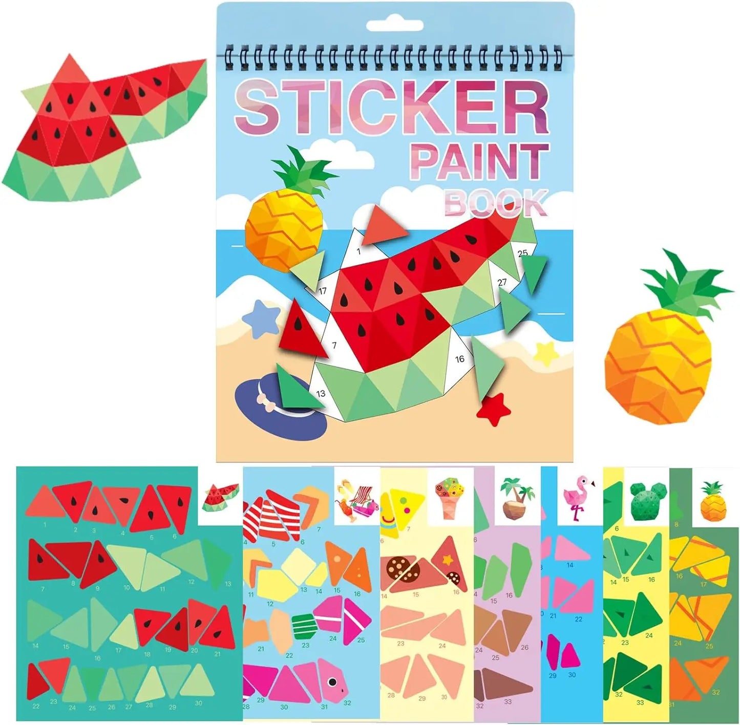 1PCS Sticker Book Crafts for Kids Ages