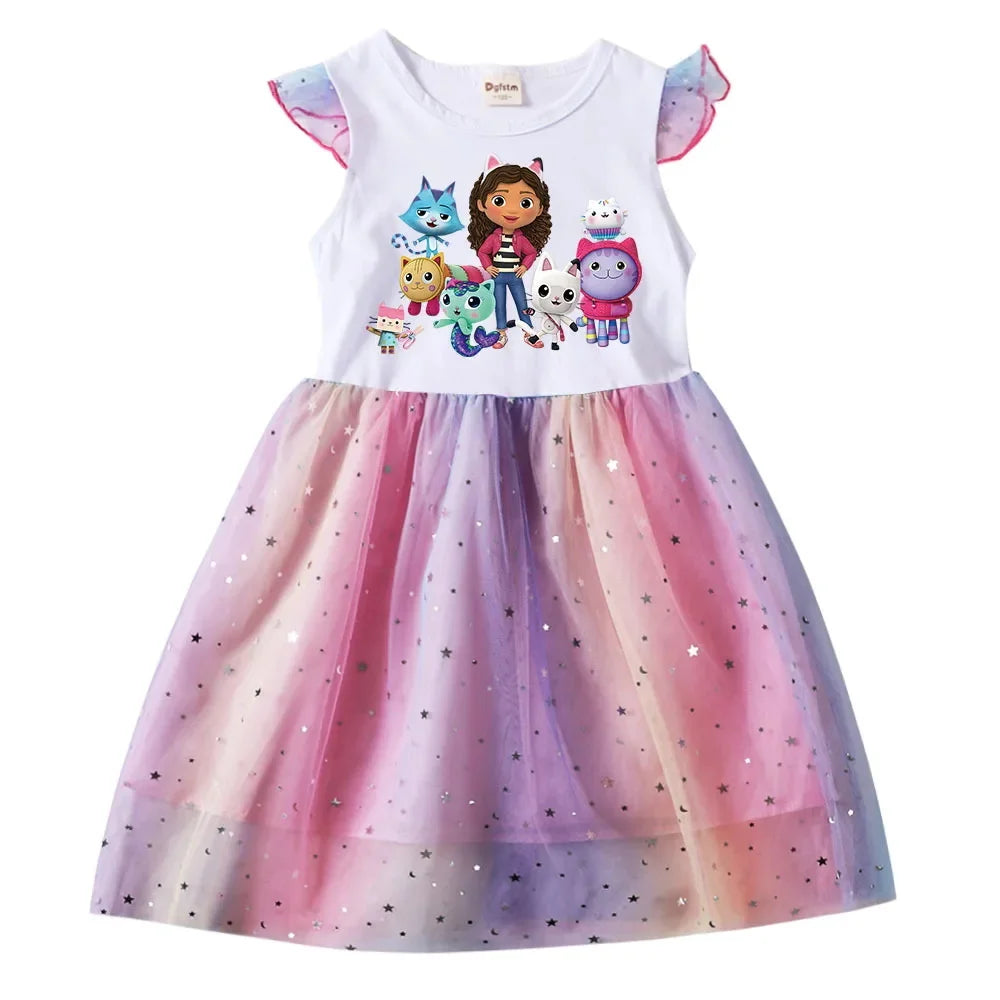 Cartoon Print Gift Dress