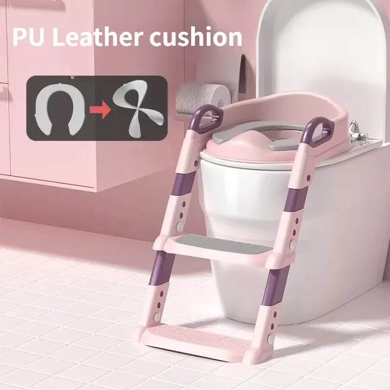Prince & Queen _Folding Children's Toilet Seat Stool