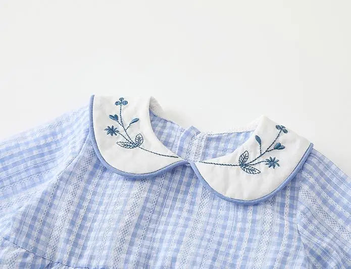 Baby Girl Peter pan collar Romper