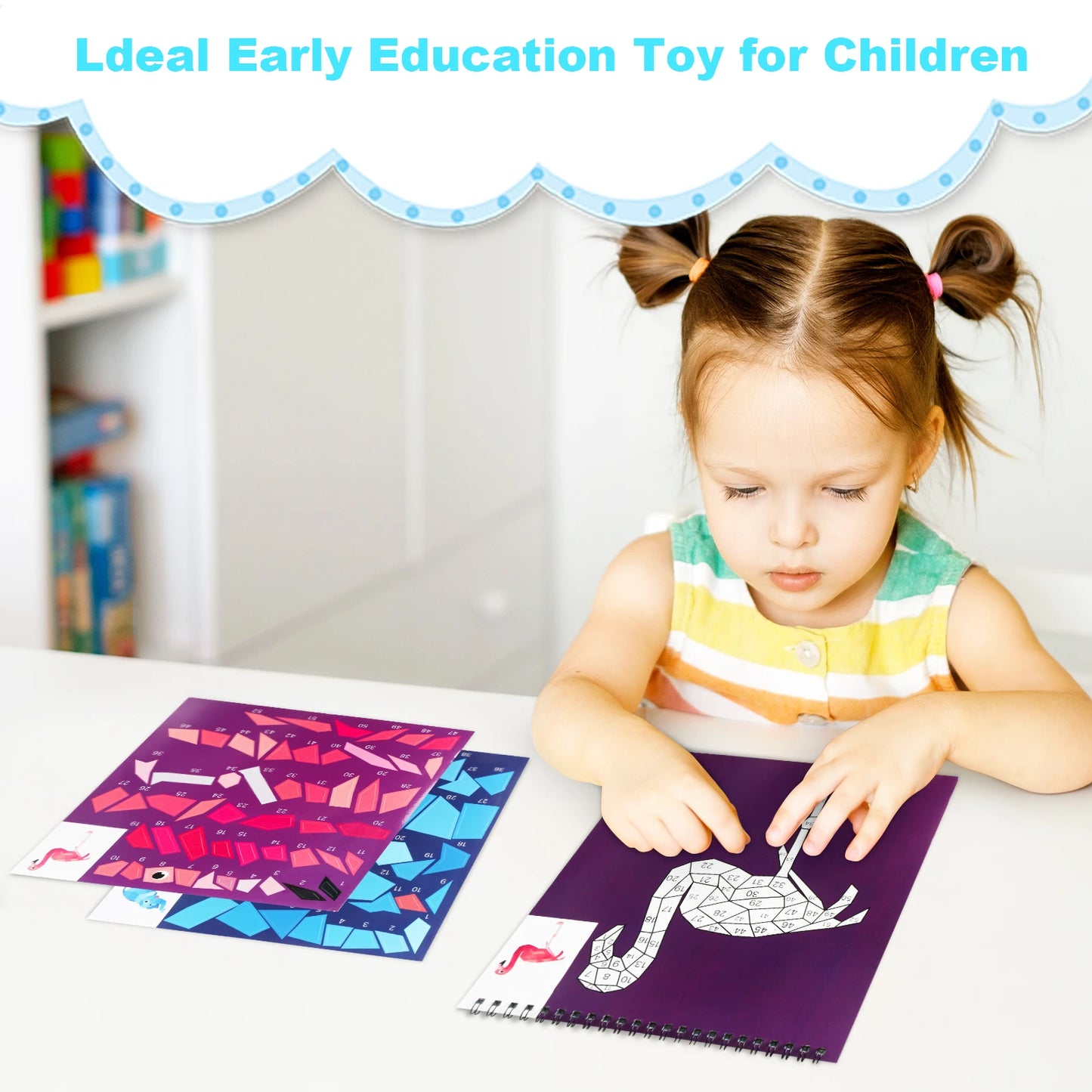 1PCS Sticker Book Crafts for Kids Ages