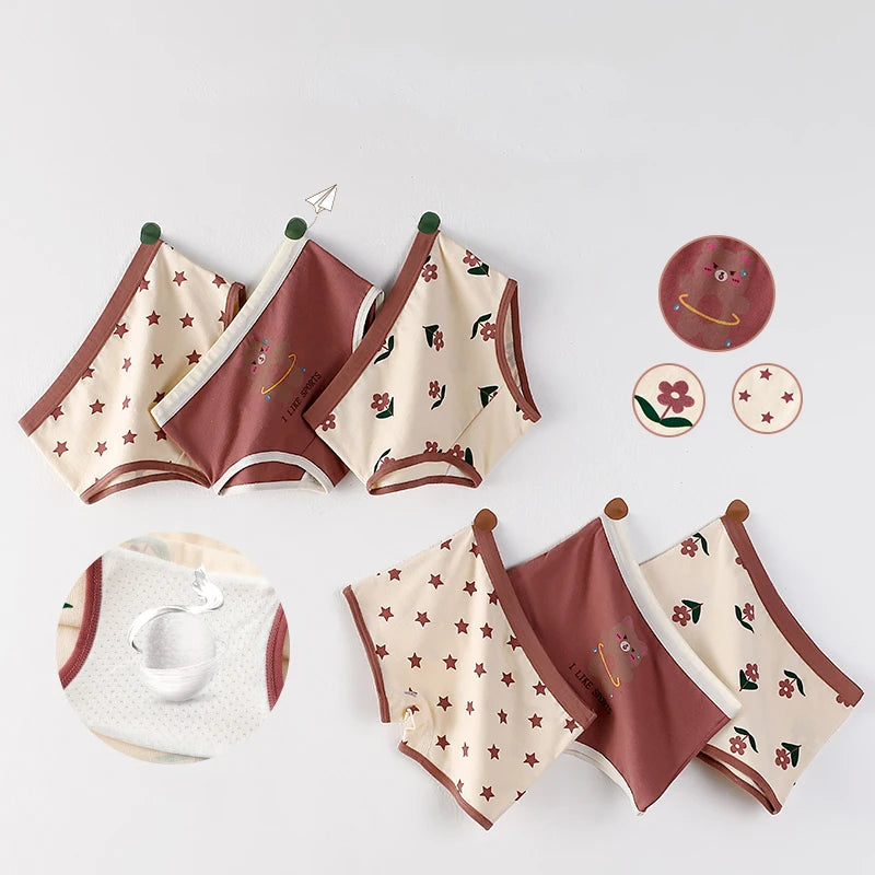 JOY_3Pcs/lot Kids Panties 7 Collections Chirdren's Underwear