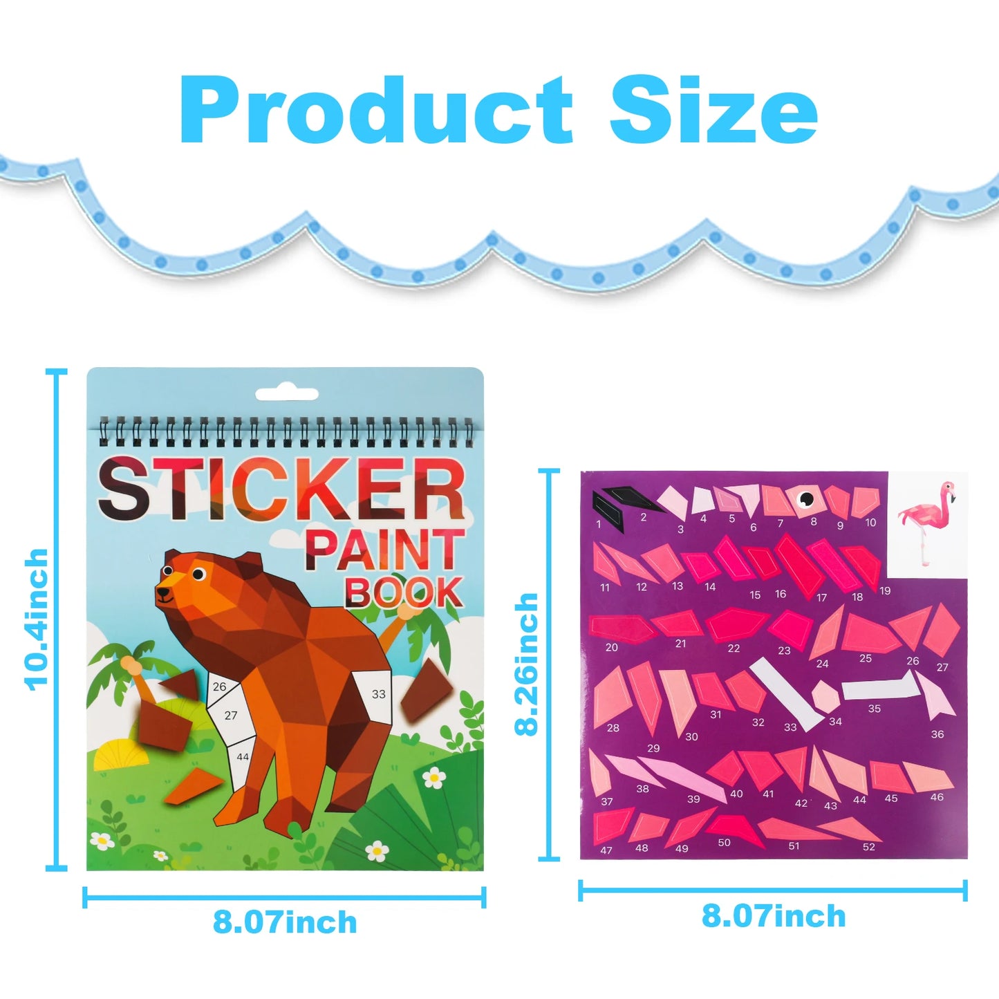1PCS Sticker Book Crafts for Kids Ages