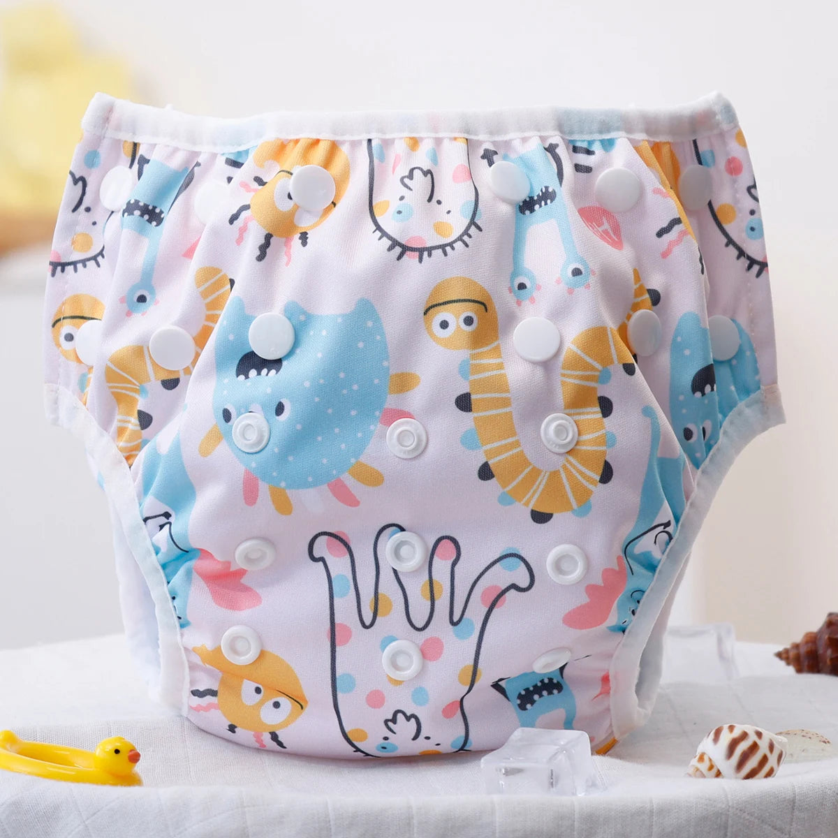 Happy kid _Baby Swim Diapers Reuseable Washable & Adjustable for Swimming