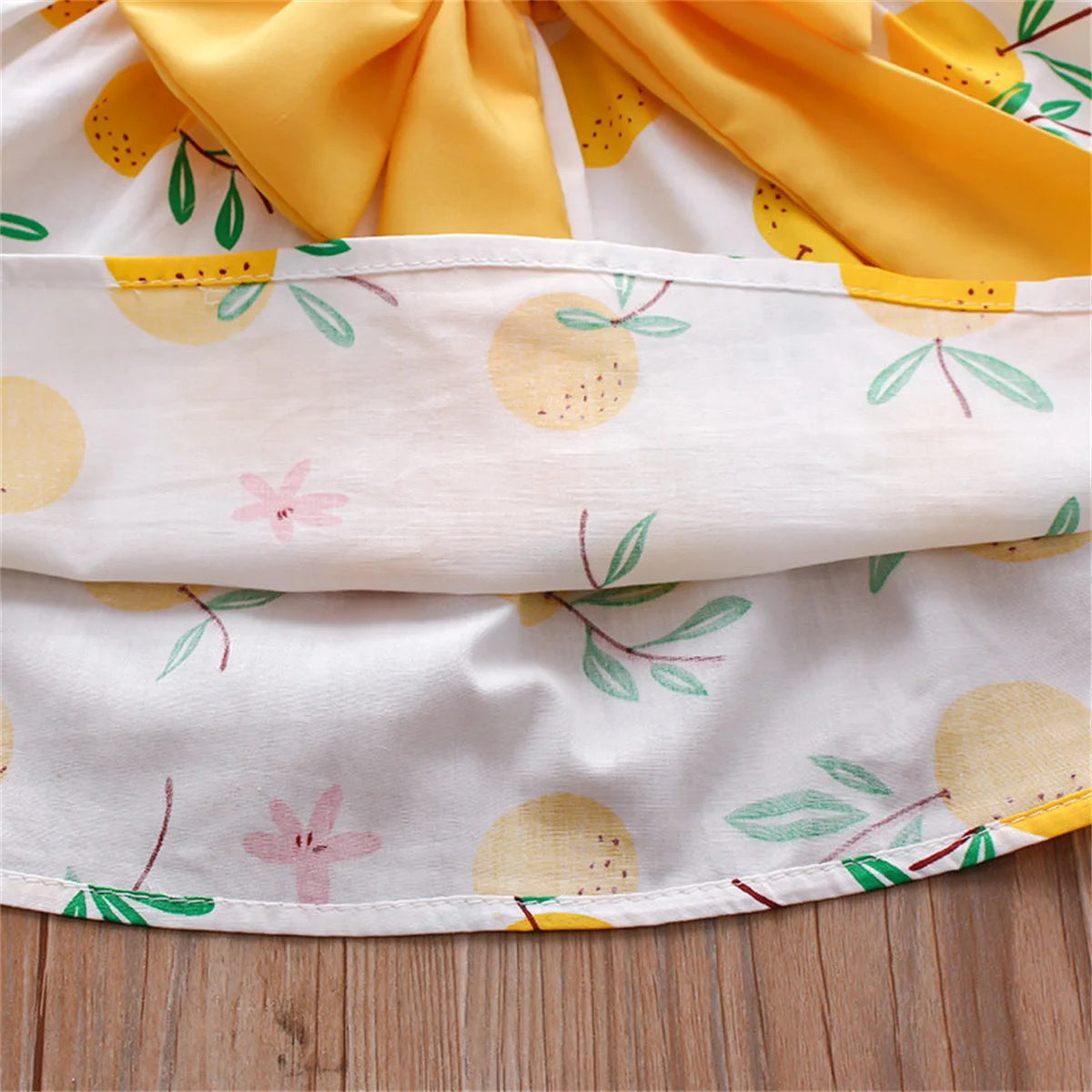 bow pinky dress