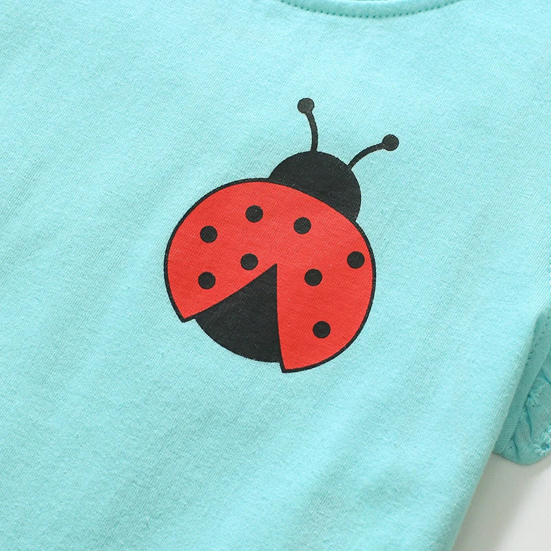 Little one_ Summer Cotton Children's Clothing Baby Girls Tops