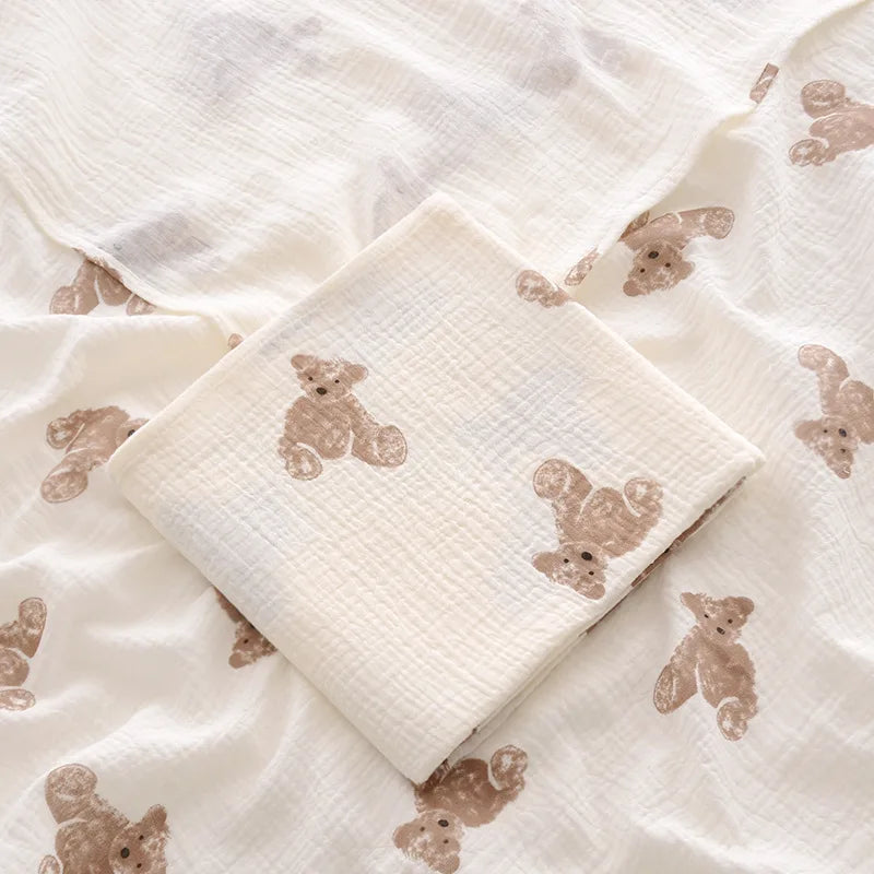 Bird_Baby Blanket Muslin Swaddle