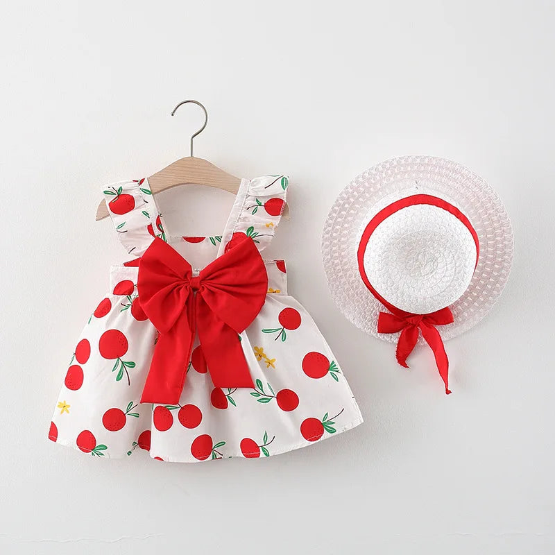 bow pinky dress