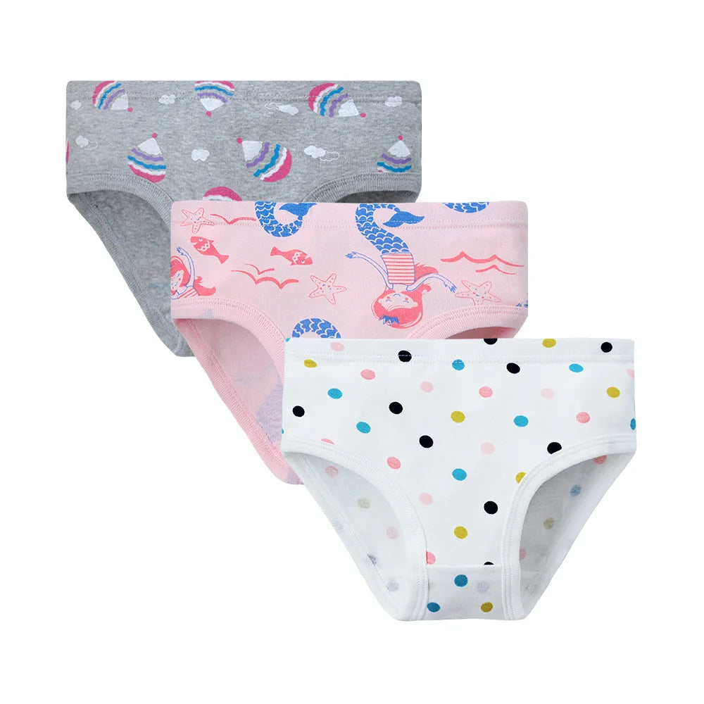 JOY_3pcs Per Pack Girls Panties Cotton  Kids Underwear