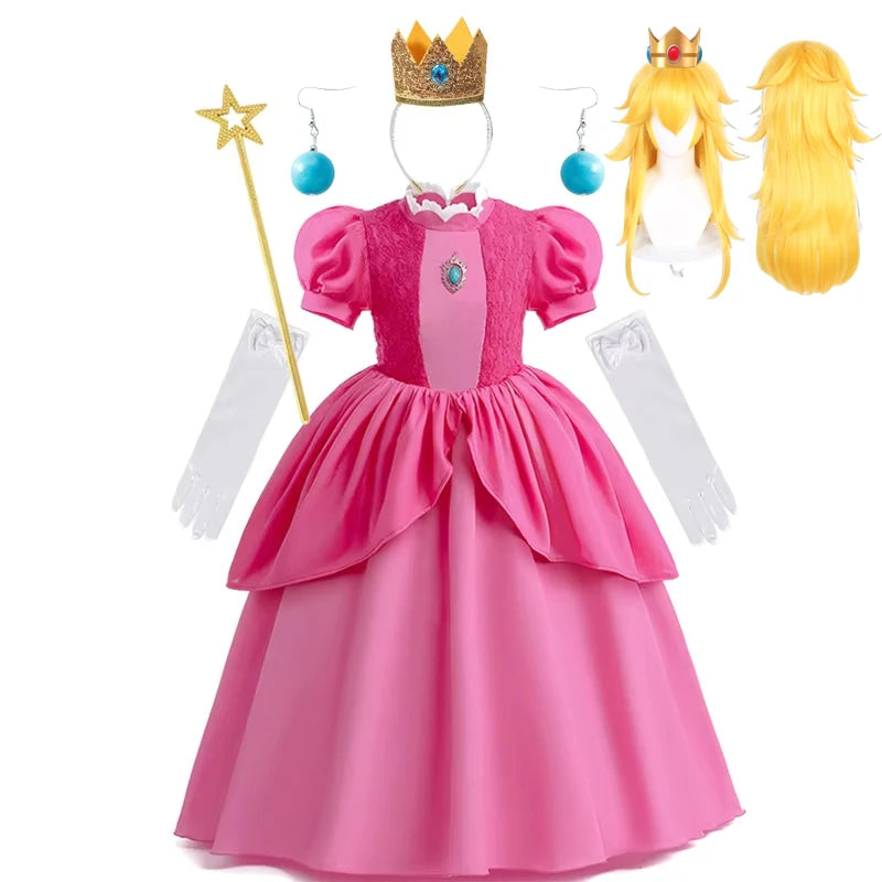 Joy _Kids Girl Princess Dress Cosplay Princess Costume