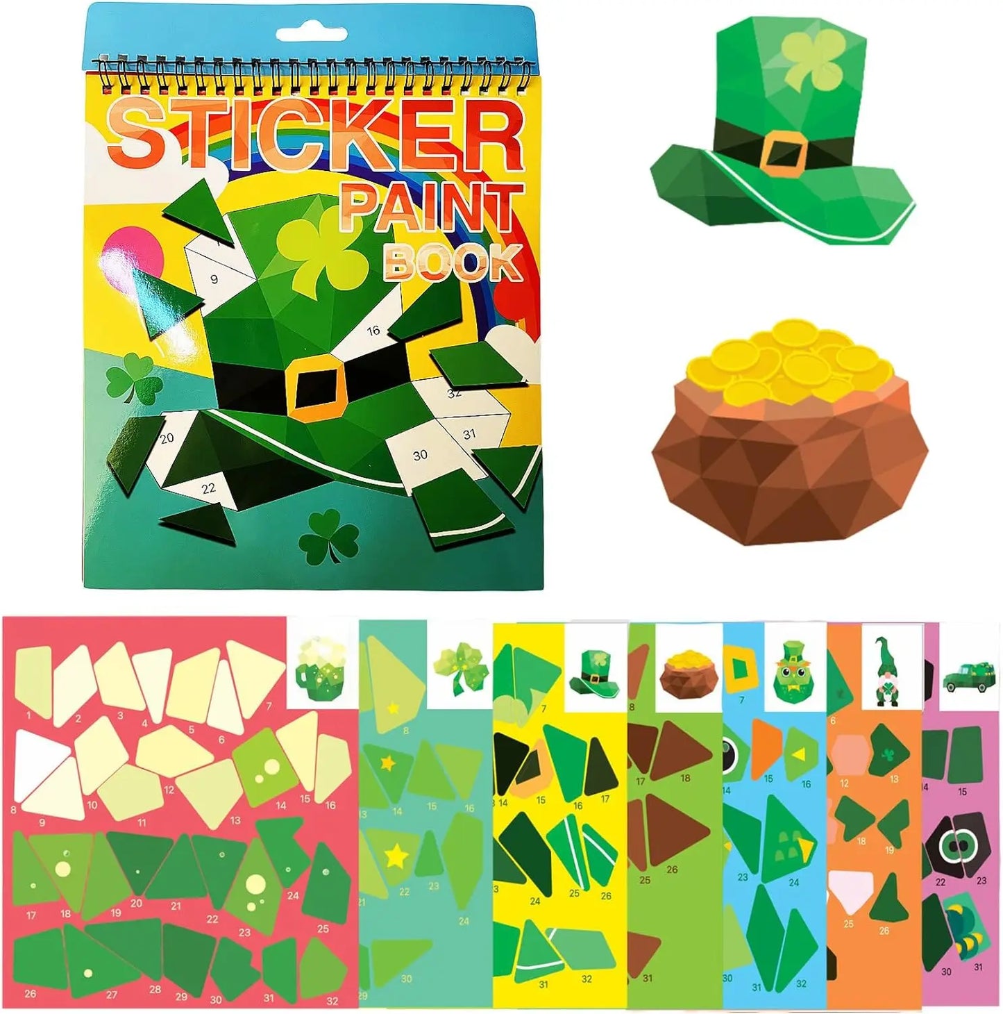 1PCS Sticker Book Crafts for Kids Ages