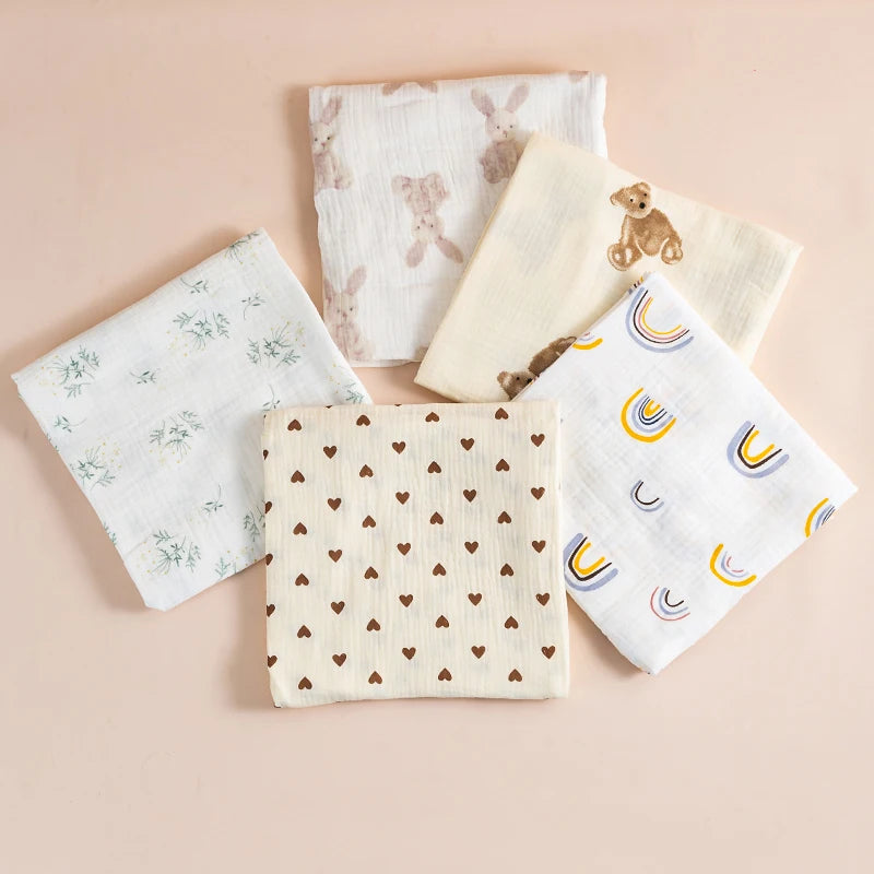 Bird_Baby Blanket Muslin Swaddle