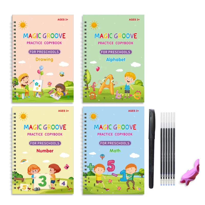 Montessori Pen Control Training Writing Sticker Learning Educational Toy Kids