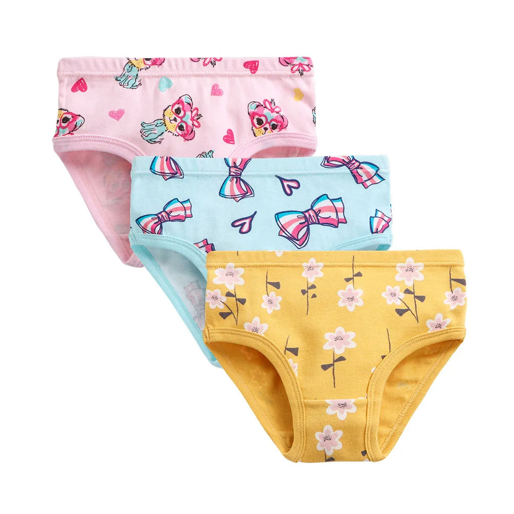 JOY_3pcs Per Pack Girls Panties Cotton  Kids Underwear