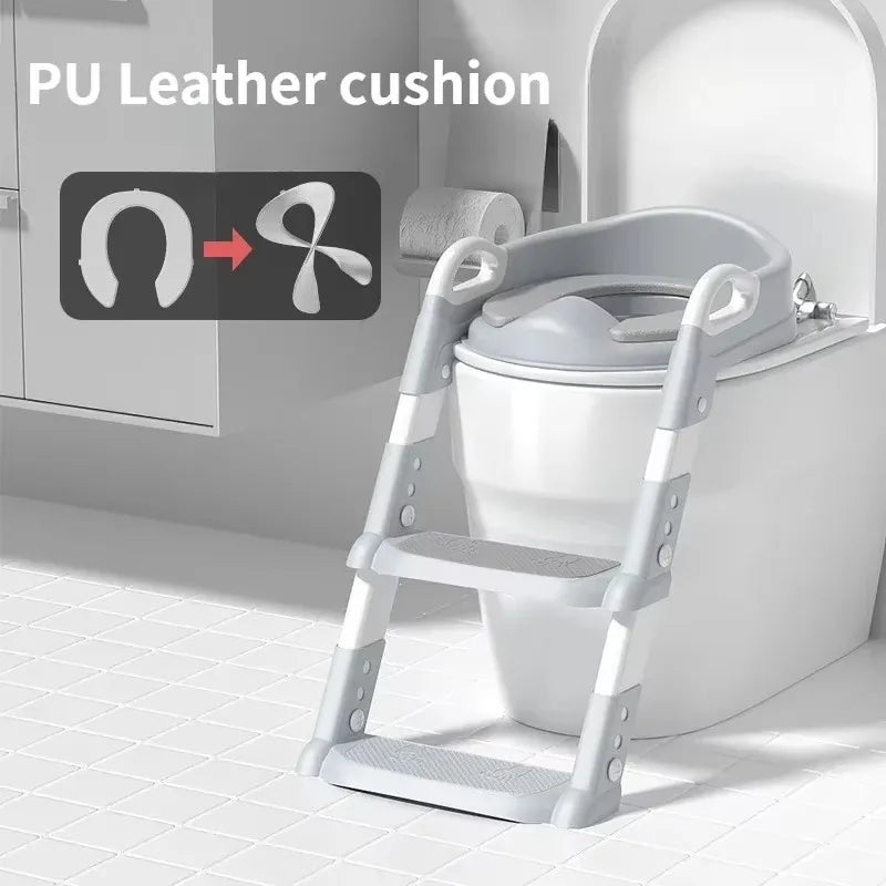 Prince & Queen _Folding Children's Toilet Seat Stool