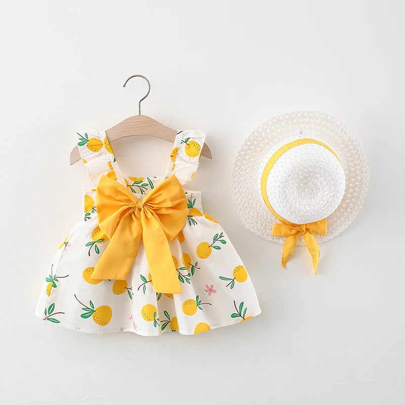 bow pinky dress