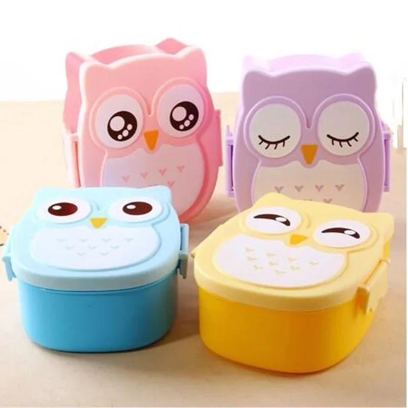 little one_Portable Plastic Children Students Lunch Box