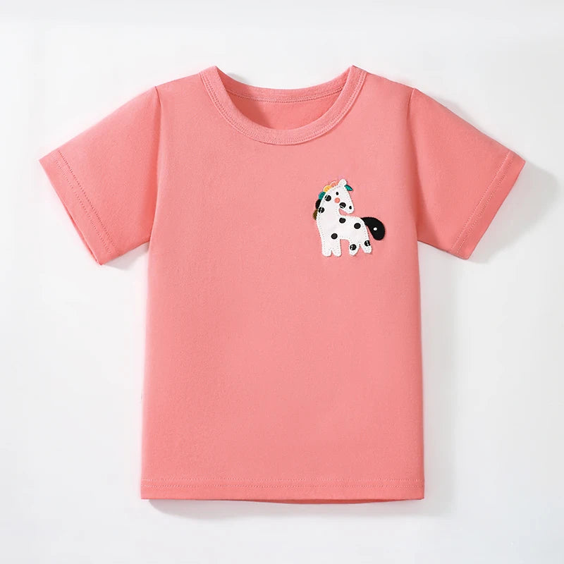 Little one_ Children's Clothing 3PCS Summer Kids Baby Girls Clothes T Shirts 2-7 Years