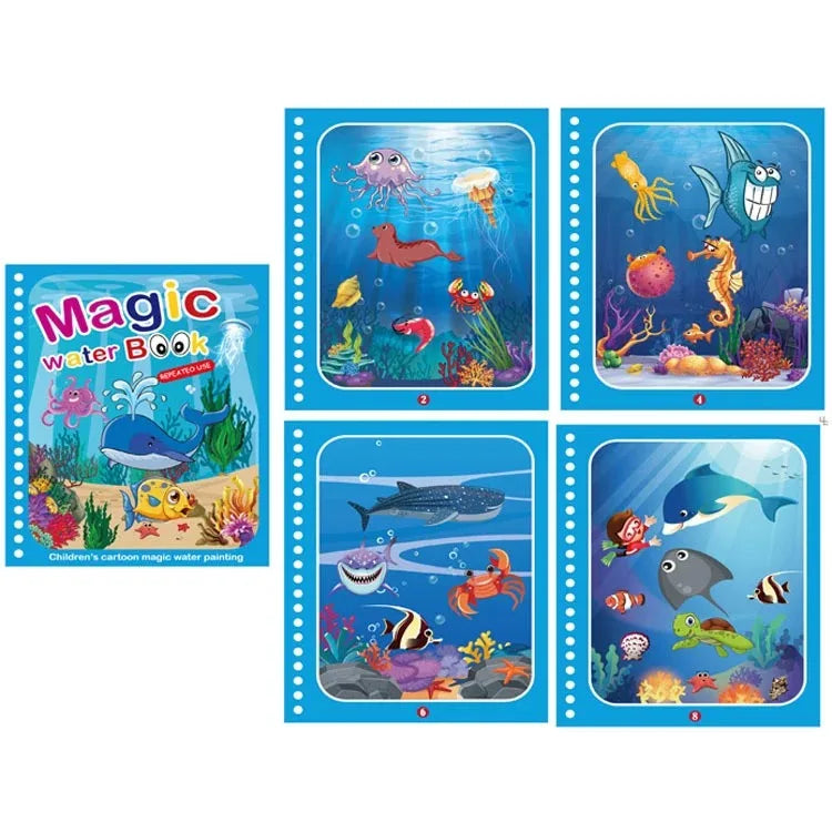 Kids Magic Water Drawing Books