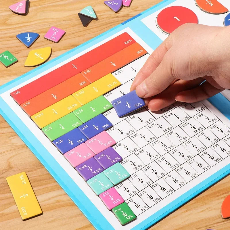 Montessori Fraction Learning Math Toy