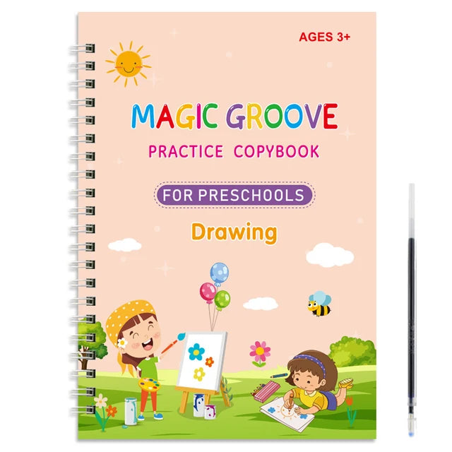 Montessori Pen Control Training Writing Sticker Learning Educational Toy Kids