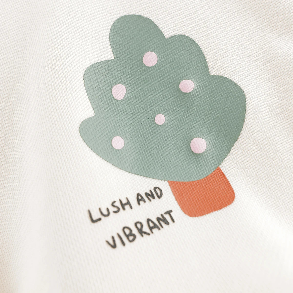JOY_Girls Fashion and Fun Cartoon Polo Sweatshirt