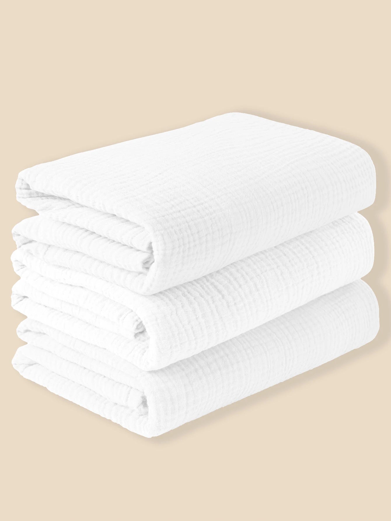 Bird_3PCS/set Soft Breathable Newborn Baby Receiving Blanket