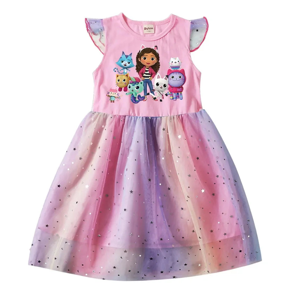 Cartoon Print Gift Dress