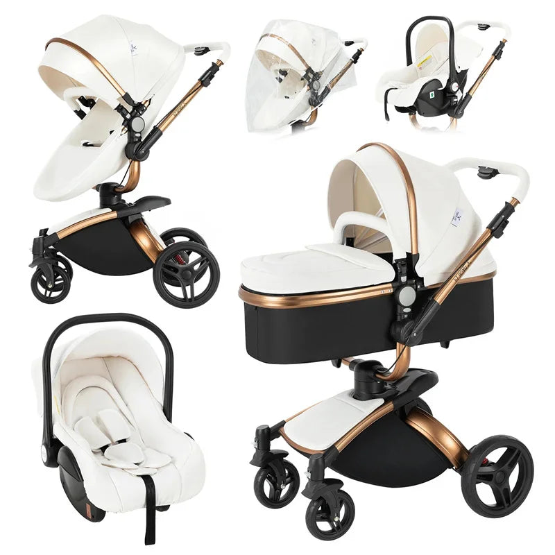 Joy _Stroller 3 in 1 Prams Baby Stroller