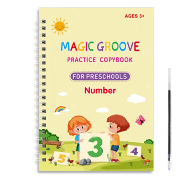 Montessori Pen Control Training Writing Sticker Learning Educational Toy Kids