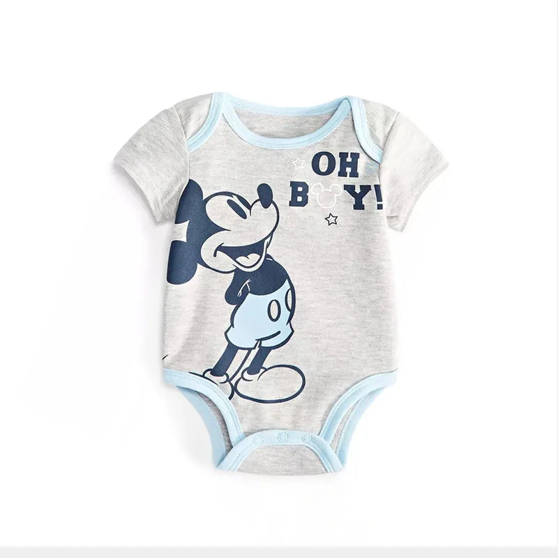 3Pcs Lovely Infant Minnie Printed Bodysuits