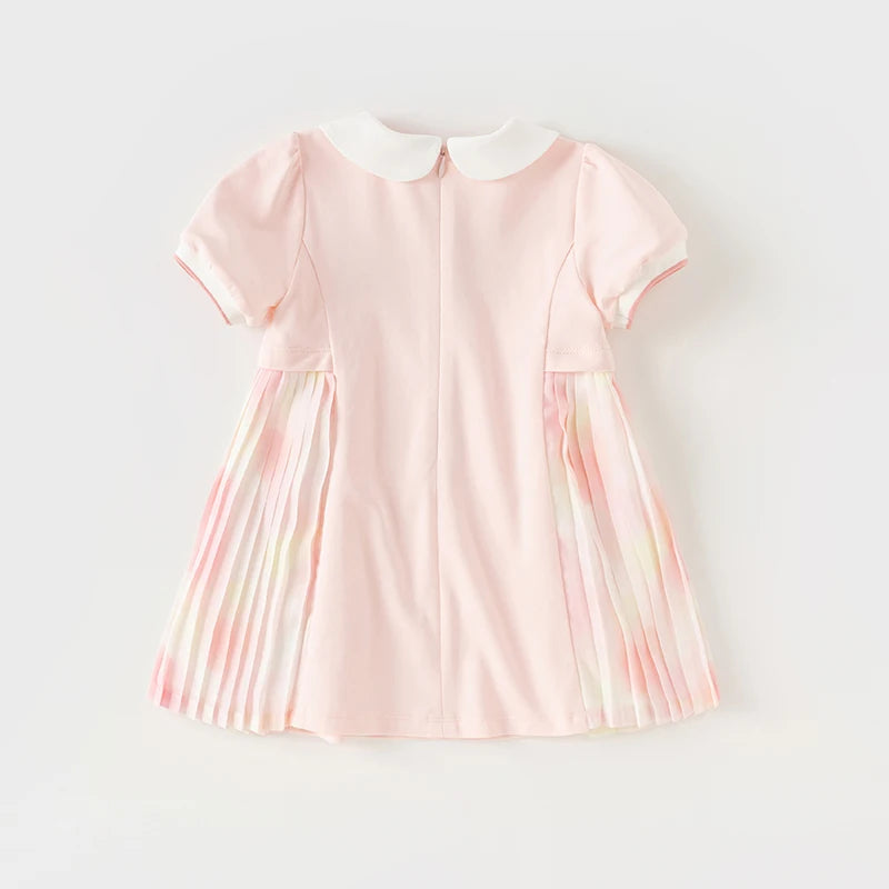 Polo pink baby girl dress
