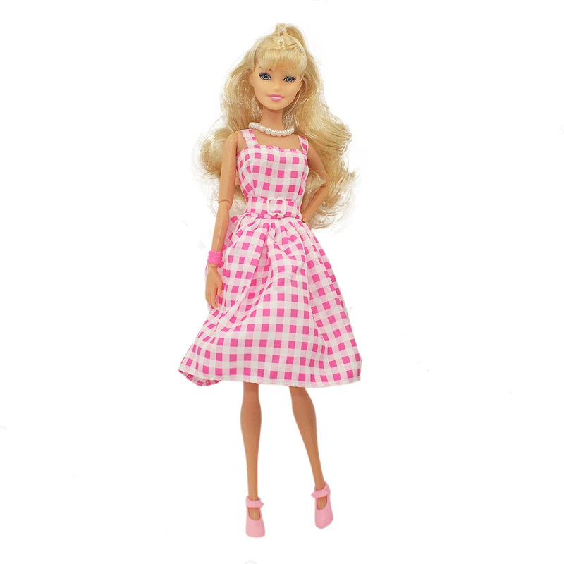Barbei _New 30cm Height Female/ Male Doll with Clothes Suit Dress Up Toys for Children