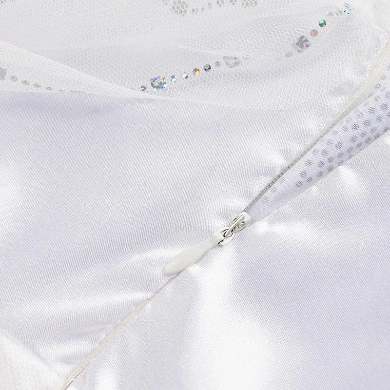 Little one_Disney Frozen 2 White Elsa Princess Dresses for Baby Girls