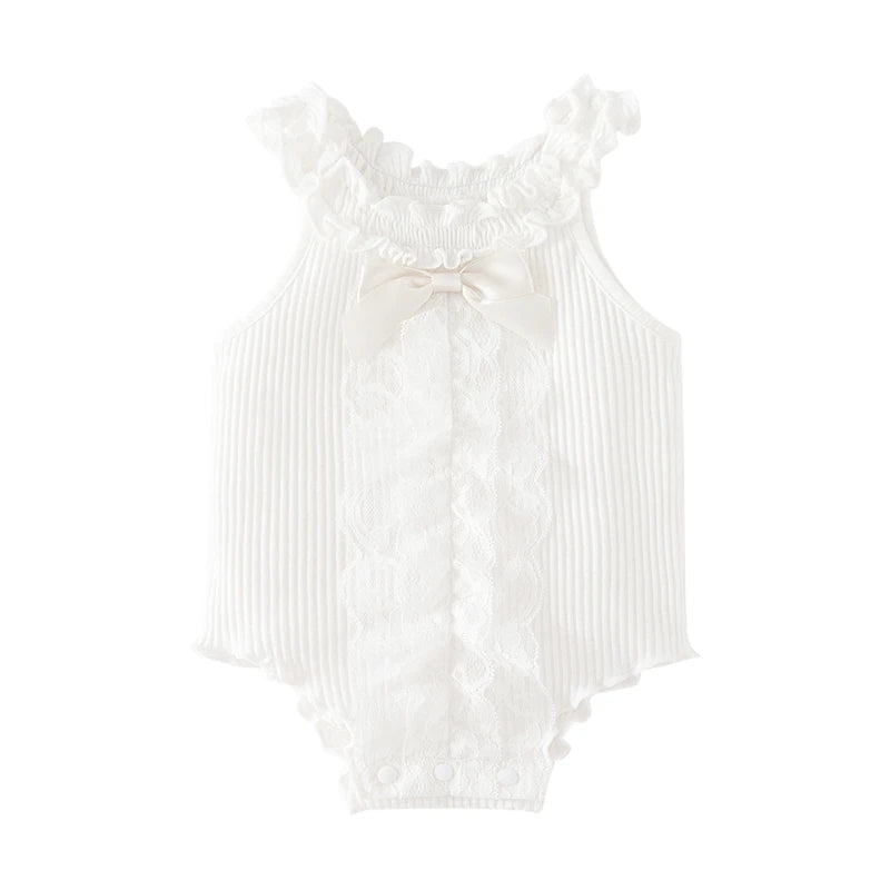 Flowry _Ruffels Lace Newborn Baby Bodysuits