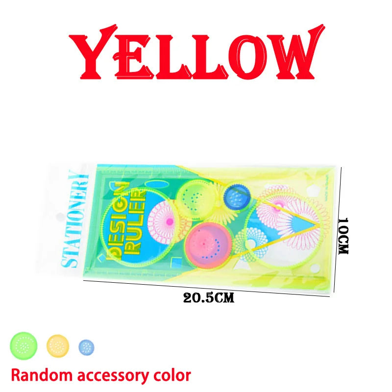 Geometry Spirograph Drawing Stencils Set Painting Template