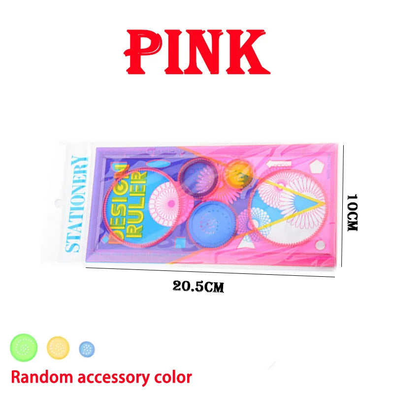 Geometry Spirograph Drawing Stencils Set Painting Template