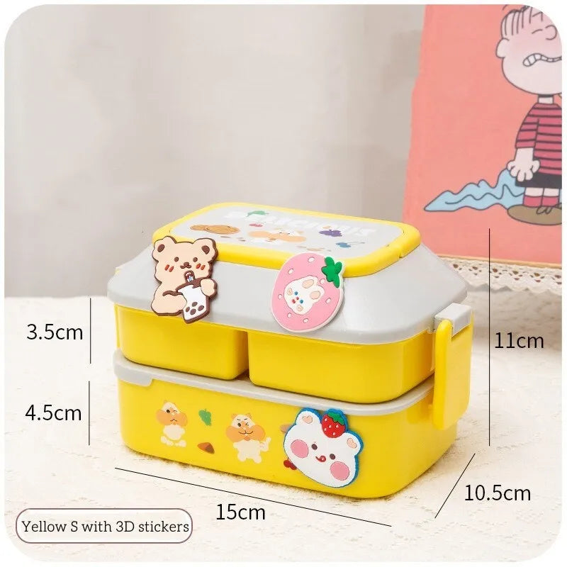 Joy_ Portable Lunch Box For Girls School Kids